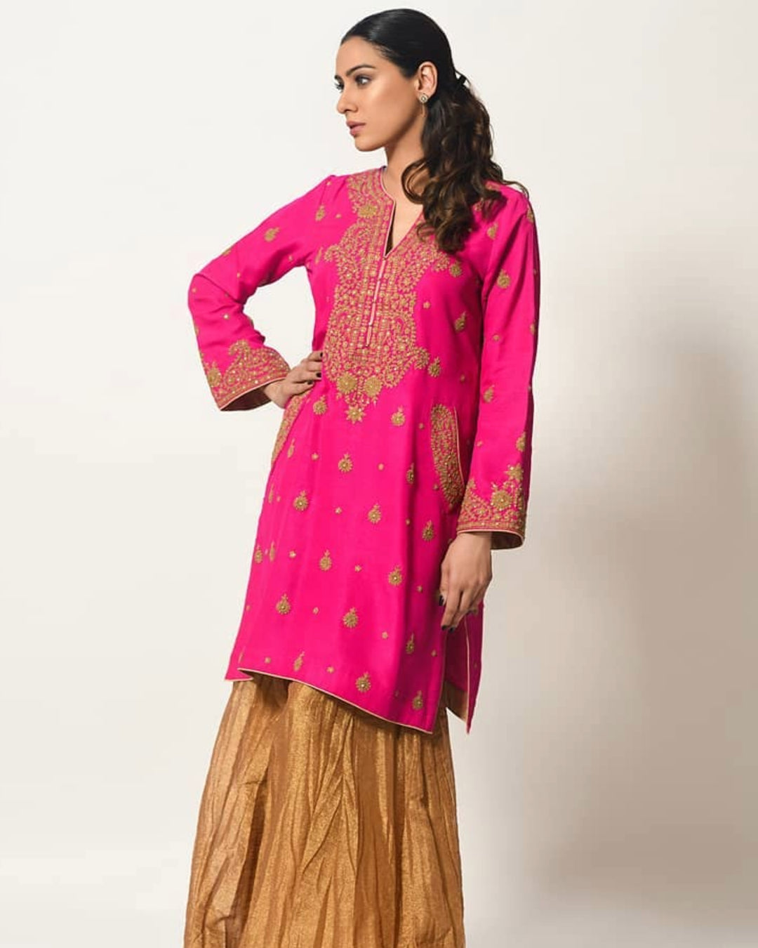 Pink Sharara
