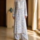 Blue Mist Floral Kurta Set